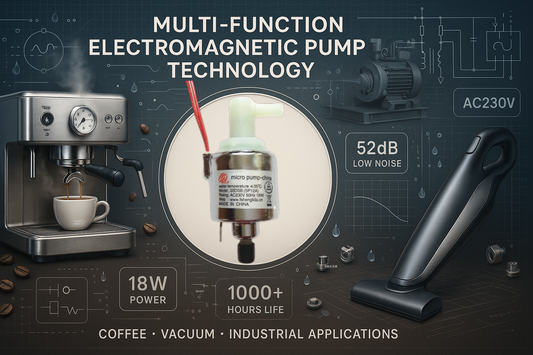 Say Goodbye to Extraction Troubles! The 28DCB (SP12A) High-Pressure Solenoid Pump Brings Every Cup of Coffee to Professional Standards