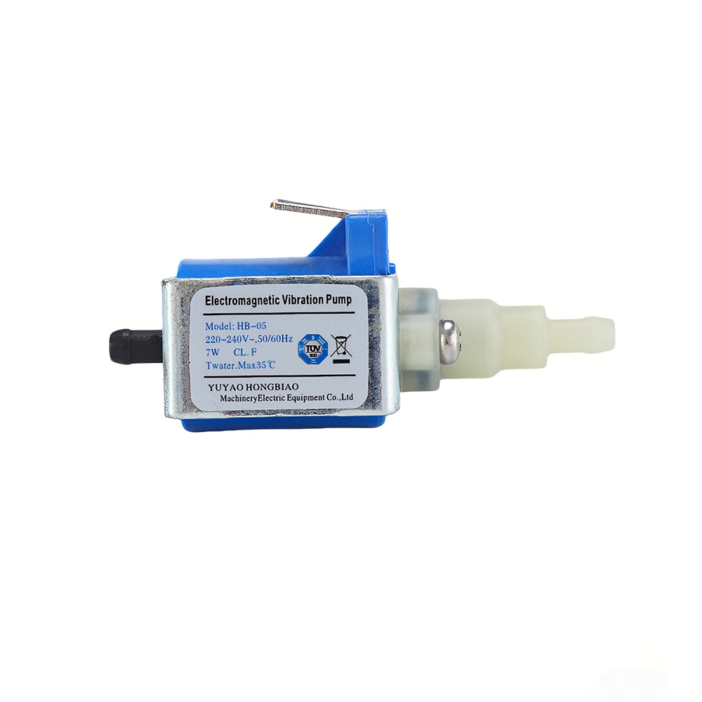 HB-05 Electromagnetic Water Pump for Steam Irons & Garment Steamers - 7W High Pressure Pump (MOQ 10 Units)