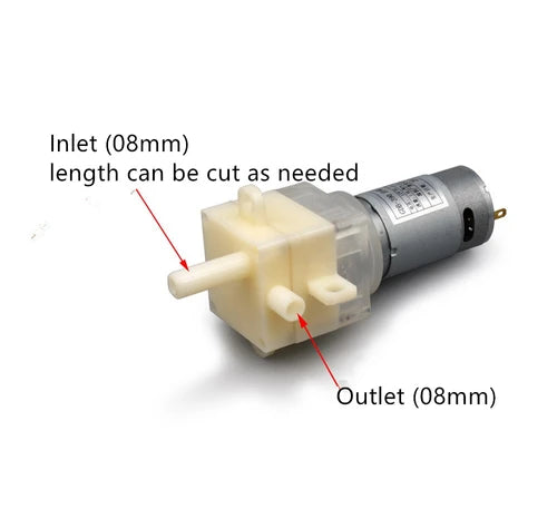 GDB-390T Miniature DC Self-priming Water Pump - Food Grade Silent Micro Pump for Coffee Machine & Household Appliances