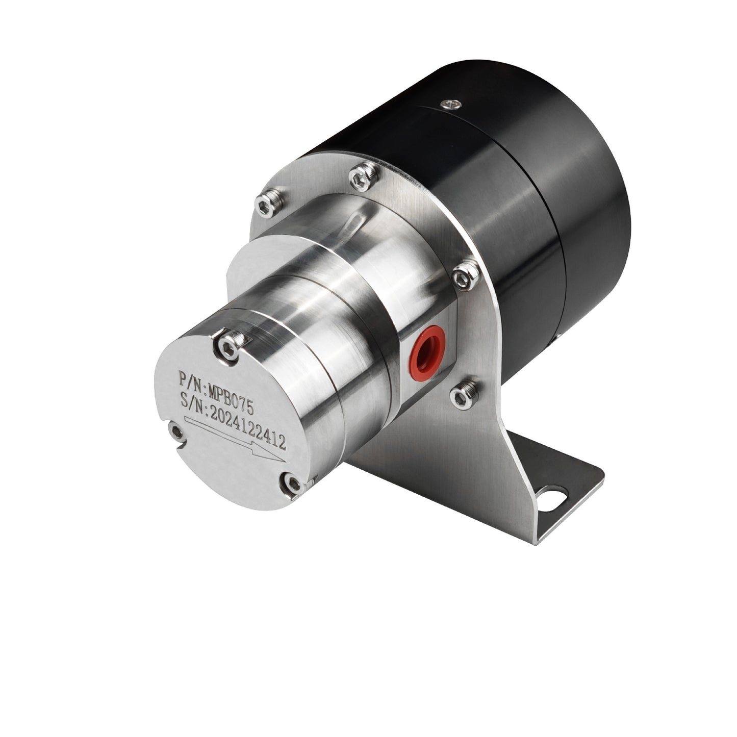 MPB075 Magnetic Drive Gear Pump 316SS – 24V DC, 150W or 400W, for Oil/Coolant/Chemicals – Leak-Free, No Seal