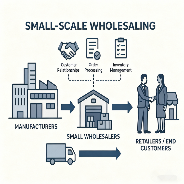 Small-scale wholesaling