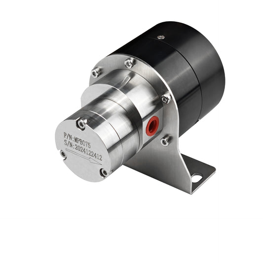 24V DC Sealless Magnetic Gear Pump MPB075 – 316 Stainless Steel, 150W/400W for Chemical & Coolant Transfer